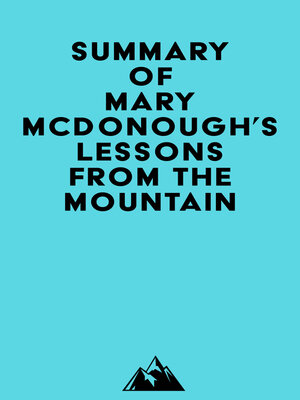 cover image of Summary of Mary McDonough's Lessons from the Mountain